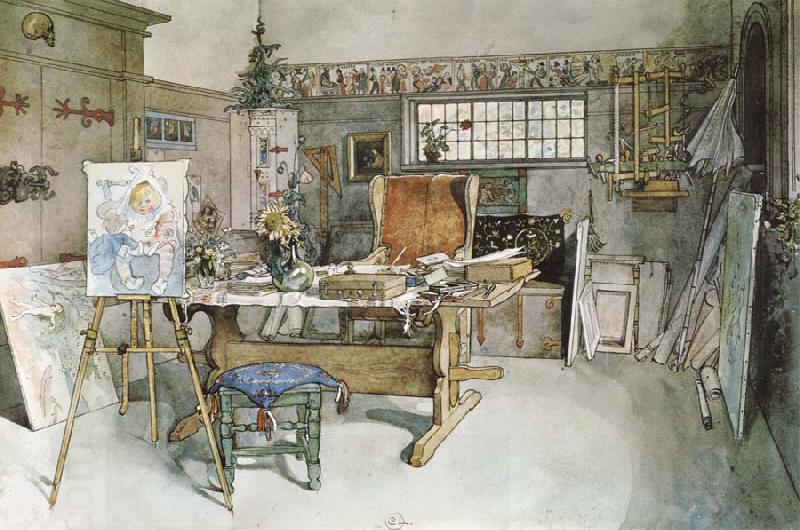 Carl Larsson One Half of the Studio China oil painting art